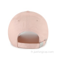 casquette de baseball pour femme avec logo brillant personnalisé